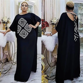 2023 Африкански женски свободно рокля на големия размер, с принтом 