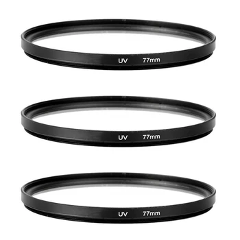2X, обектив с UV ултравиолетови филтри 77 мм за цифров огледално-рефлексен фотоапарат Canon Nikon