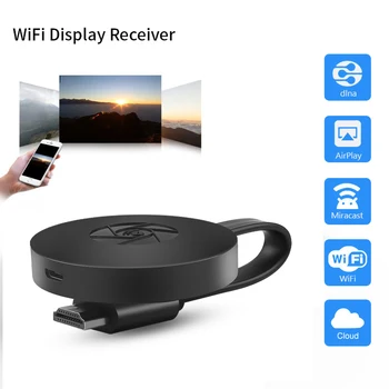 G2 1080P Безжичен WiFi TV-памет, дисплей, TV-ключ, който е съвместим с HDMI Smart TV, проектор с огледален дисплей на екрана за iOS и Android