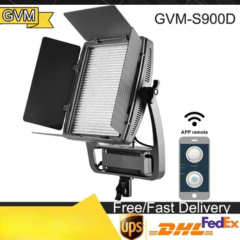 Led панел GVM-S900D за снимки, лампи правилната дължина, led крушки, фотографско осветление, аксесоари за фотография във фото студио