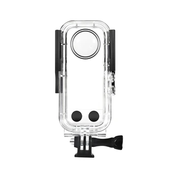 За видеокамера Insta360 X3 360 ° Преносим водоустойчив корпус с печата потопяема корпус Аксесоари за екшън камери