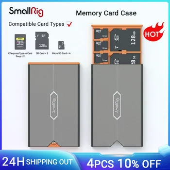 Калъф за карти с памет SmallRig за карти Sony CFexpress Type-A SD-Карти Micro SD-Карти за екшън камери Търтеи Camera Rig -4107