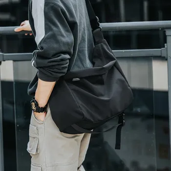 мъжка чанта-месинджър, модни 14-инчов оксфорд водоустойчива чанта за лаптоп, универсална голяма ежедневна чанта за мъже