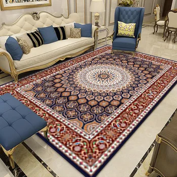 Ретро персийски килим, украса на хола, килима, офис, килими голям площад, начало декор, мат етаж, на тепиха в европейски стил за спални