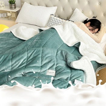 Шерп флисовое покривка за дивана - дебели и топли одеяла, меко и пушистое покривка за дивана