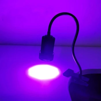 100 W 395нм led UV-лампа с висока интензивност, преносима лилаво отверждающая лампа за ремонт телефон, лампа за втвърдяване на ноктите, суха зелена масло, епоксидни лепила
