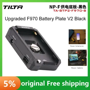 TILTA F970 Батарейная плоча TA-BTP2-F970-B V2 NP-F Батарейная Преходна Плоча За Sony 8 В 12 В Изходен порт
