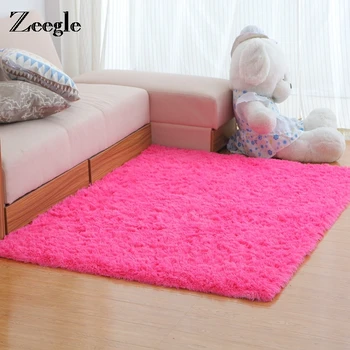 Zeegle Модерен килим за хол, голям килим, домашен килим, мек килим на пода в помещение, детска спалня, килими, кадифена килим, плюшени килими