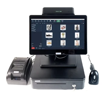 Безплатен софтуер за Windows I5 POS парични регистъра система с принтер, скенер, касовият кутия за продажба на дребно