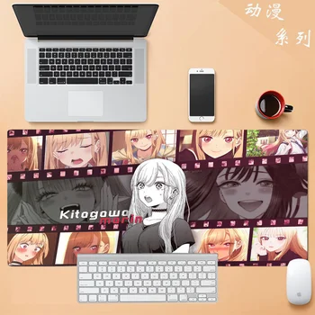 Подложка за мишка с японски комиксом, тенис на подложка за клавиатура Kitagawa, компютърна периферия, периферна противоскользящий мат, слот подложки за мишки, за аниме плейър
