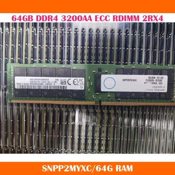 Работи перфектно Благородна Сървър Памет, Бърза Доставка RAM SNPP2MYXC/64G 64GB DDR4 3200AA ECC RDIMM 2RX4 За DELL P2MYX 0P2MYX
