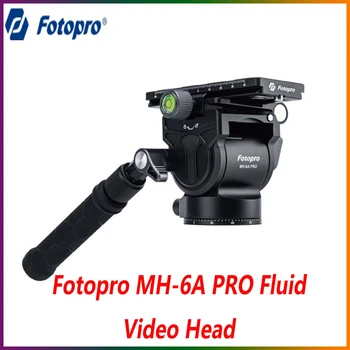 Течна видеоголовка Fotopro MH-6A PRO за различни епендорф и моноподов, панорамна глава за вертикално снимане на 360 градуса за огледално-рефлексни фотоапарати